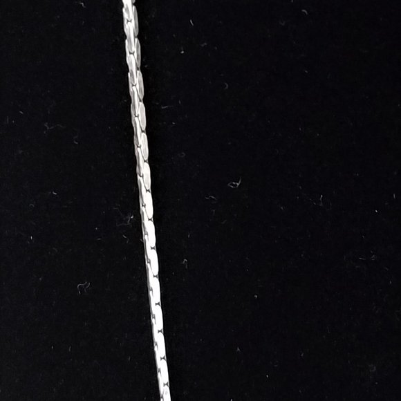 NEW Sterling Silver necklace 22 in Italy 925 - Picture 5 of 8